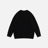 Y2K Spider Holes Sweater