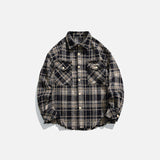Loose Plaid Shirt