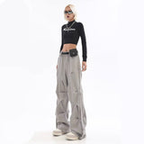 Pleated Wide Leg Sweatpants