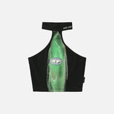 Y2k Punk Halter Tops