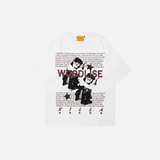 Y2K Vintage Portrait Print Loose Crew T-Shirt