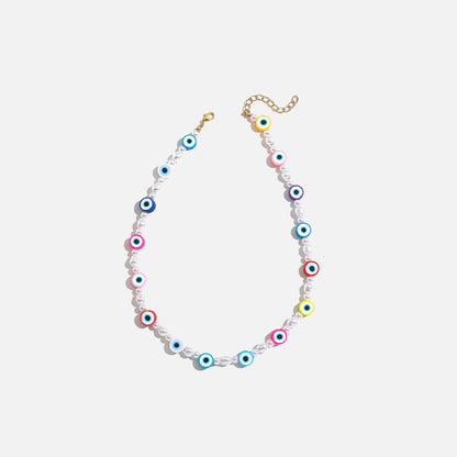 Beaded Rectangular Necklace