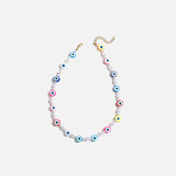 Beaded Rectangular Necklace