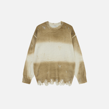Y2K Vibrant Tie-Dye Oversized Lazy Knit Sweater