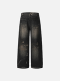 Streetwear Casual Distressed Denim Jeans