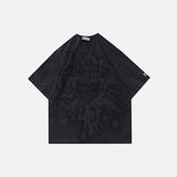 Embroidery Letter Heart T-shirt