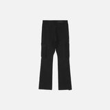 Flare Denim Cargo Pants