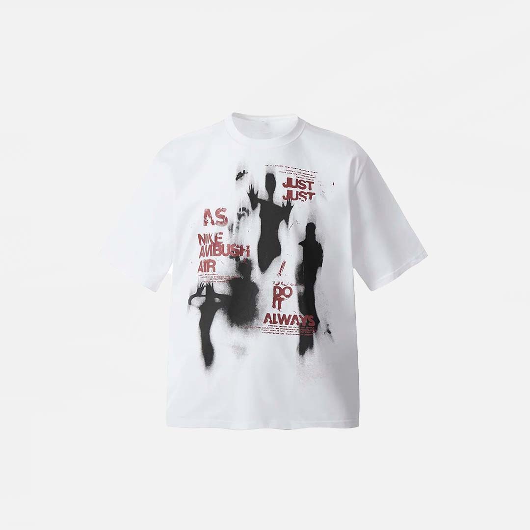 Oversized Graphic Ghosts T-Shirt