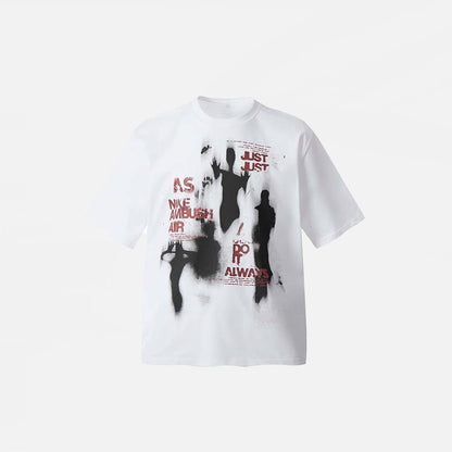 Oversized Graphic Ghosts T-Shirt