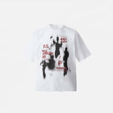 Oversized Graphic Ghosts T-Shirt