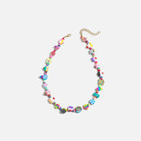 Beaded Rectangular Necklace