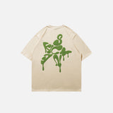 Melting Letters Star T-shirt