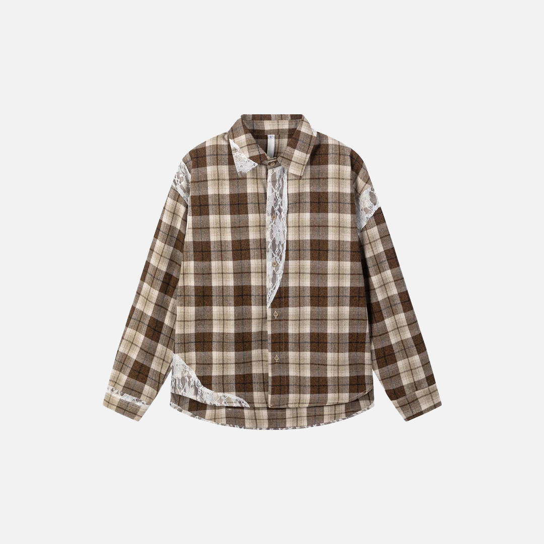 Luxury Elegant Plaid Blouse Shirt
