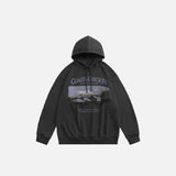 Mount Fuji Graphic Print Hoodie