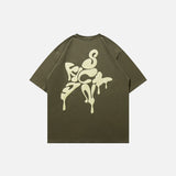 Melting Letters Star T-shirt
