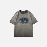 Blue Eye Graphic Vintage Hip T-Shirt