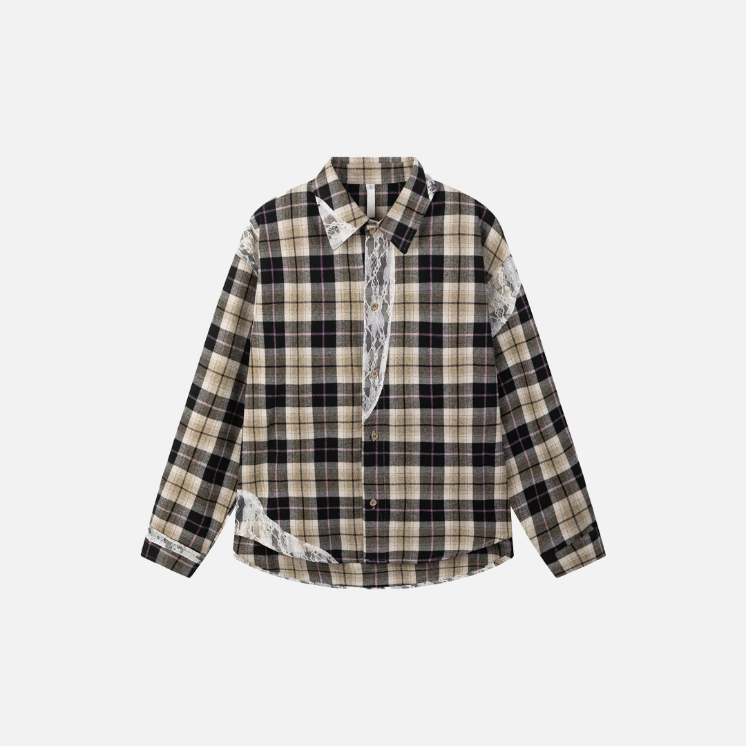 Luxury Elegant Plaid Blouse Shirt