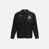 Y2K Grunge Painted Dark Print Long Sleeve T-Shirt