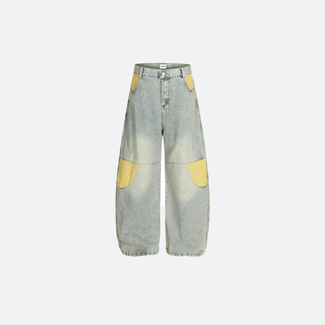 Y2K Flattering Washed Denim Wide Leg Jeans