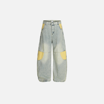 Y2K Flattering Washed Denim Wide Leg Jeans