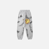 Smile Patchwork Sweatpants