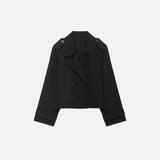 Chic Double Breasted Retro Trench Jacket