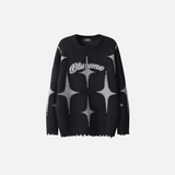 Grunge Hip Hop Knitted Jumper Sweater