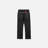 Black Baggy Star Denim Jeans
