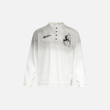 Y2K Grunge Painted Dark Print Long Sleeve T-Shirt