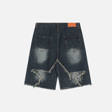 Distressed Star Short