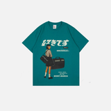 Japanese Kanji Graphic Loose Fit T-Shirt
