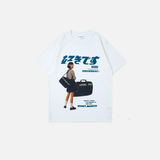 Japanese Kanji Graphic Loose Fit T-Shirt