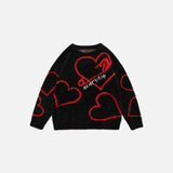 Knitted Heart Sweater