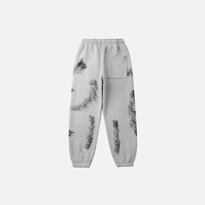 Smile Patchwork Sweatpants