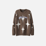 Grunge Hip Hop Knitted Jumper Sweater