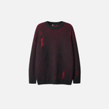 Y2K Grunge Knitted Stripe Ribbed Sweater