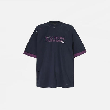 Vintage Patchwork Graphic Printed T-Shirt