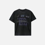 Streetwear Vintage Letter Print Crew Neck T-Shirt