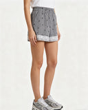 Bow Detail Gingham Shorts