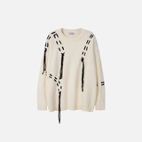 Women Streetwear Oversized Knitted Hip Hop Sweater