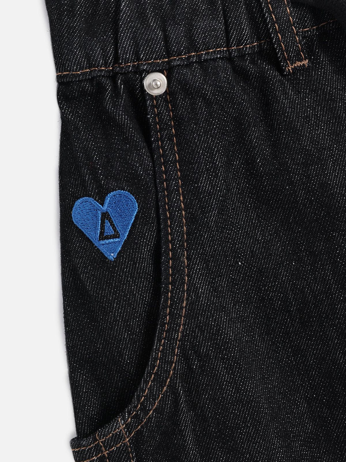 Detachable Kerchief Baggy Longline Jorts