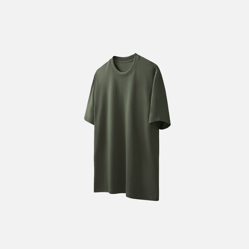 Oversized Solid Color T-shirt