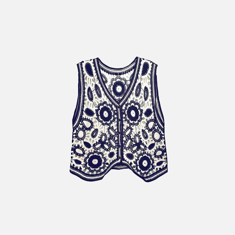 Floral Pattern Women's Cardigan