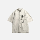 Oversized Rope Pocket Shirt