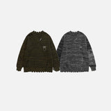 Loose Ripped Knitted Sweater