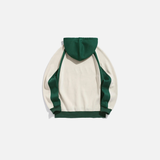 Cozy Letter Pattern Fleece Lined Hoodie