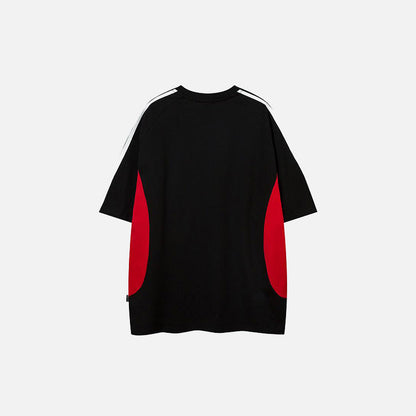 Contrast Color Speedway Sports T-shirt