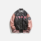 Vintage Band Leather Varsity Jacket