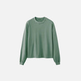 Long-sleeved Solid Color Oversized T-Shirt