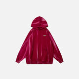 Solid Color Loose Hoodie